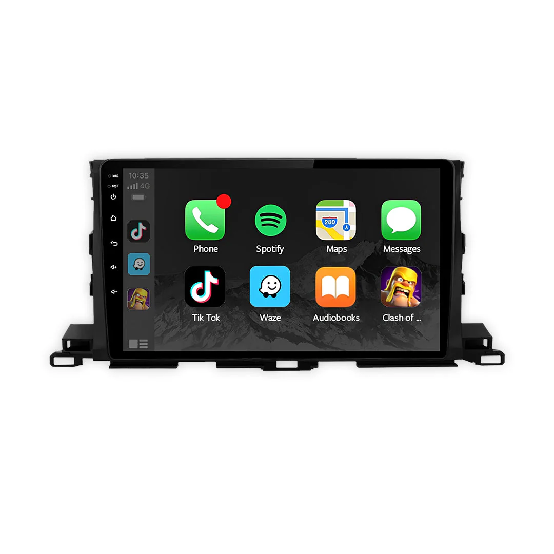 Toyota Kluger XU50 (2014 - 2019) 10.1" 13.3" Wireless Android 15 Head Unit for Apple CarPlay / Android Auto - Image 3
