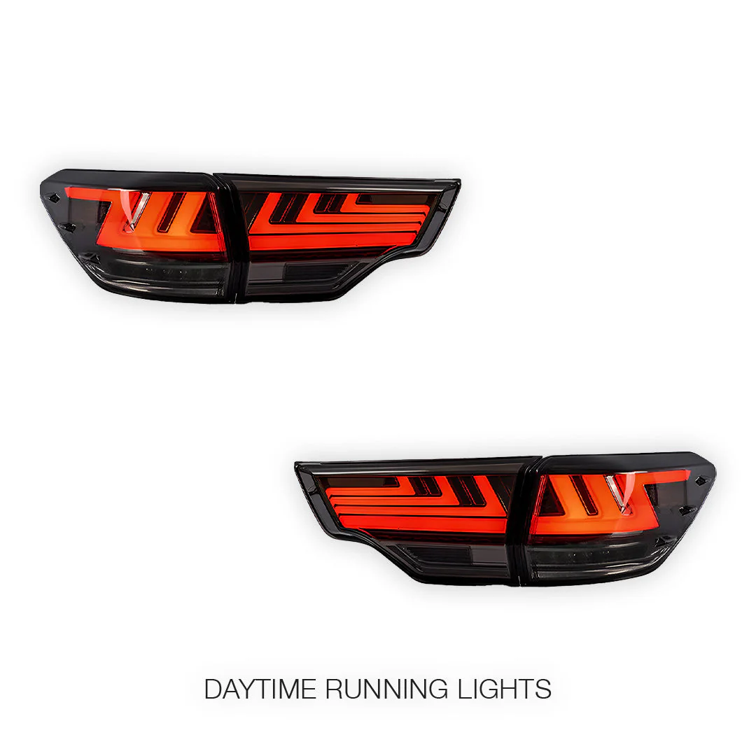 Toyota Kluger XU50 (2015 - 2019) LED Tail Lights LH + RH - Image 2