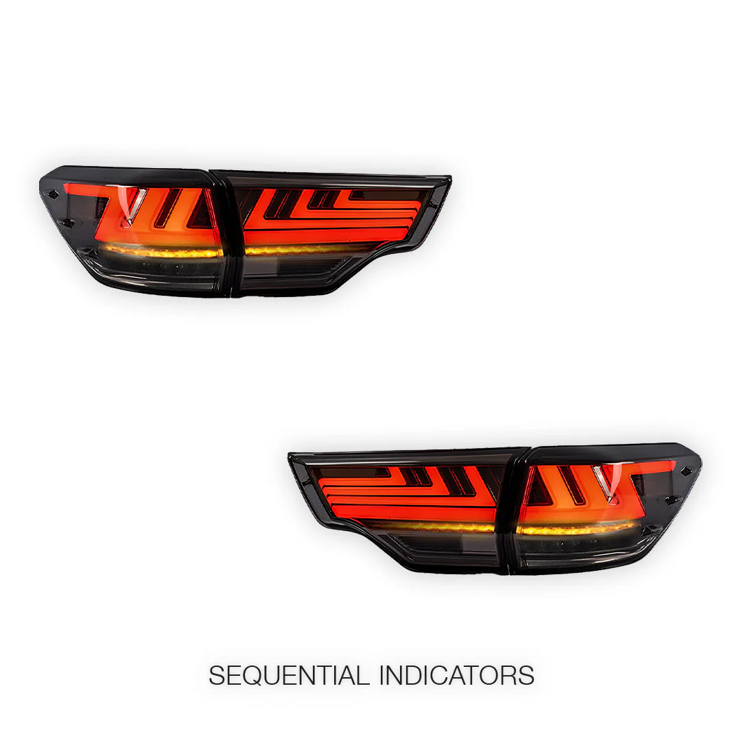Toyota Kluger XU50 (2015 - 2019) LED Tail Lights LH + RH - Image 3