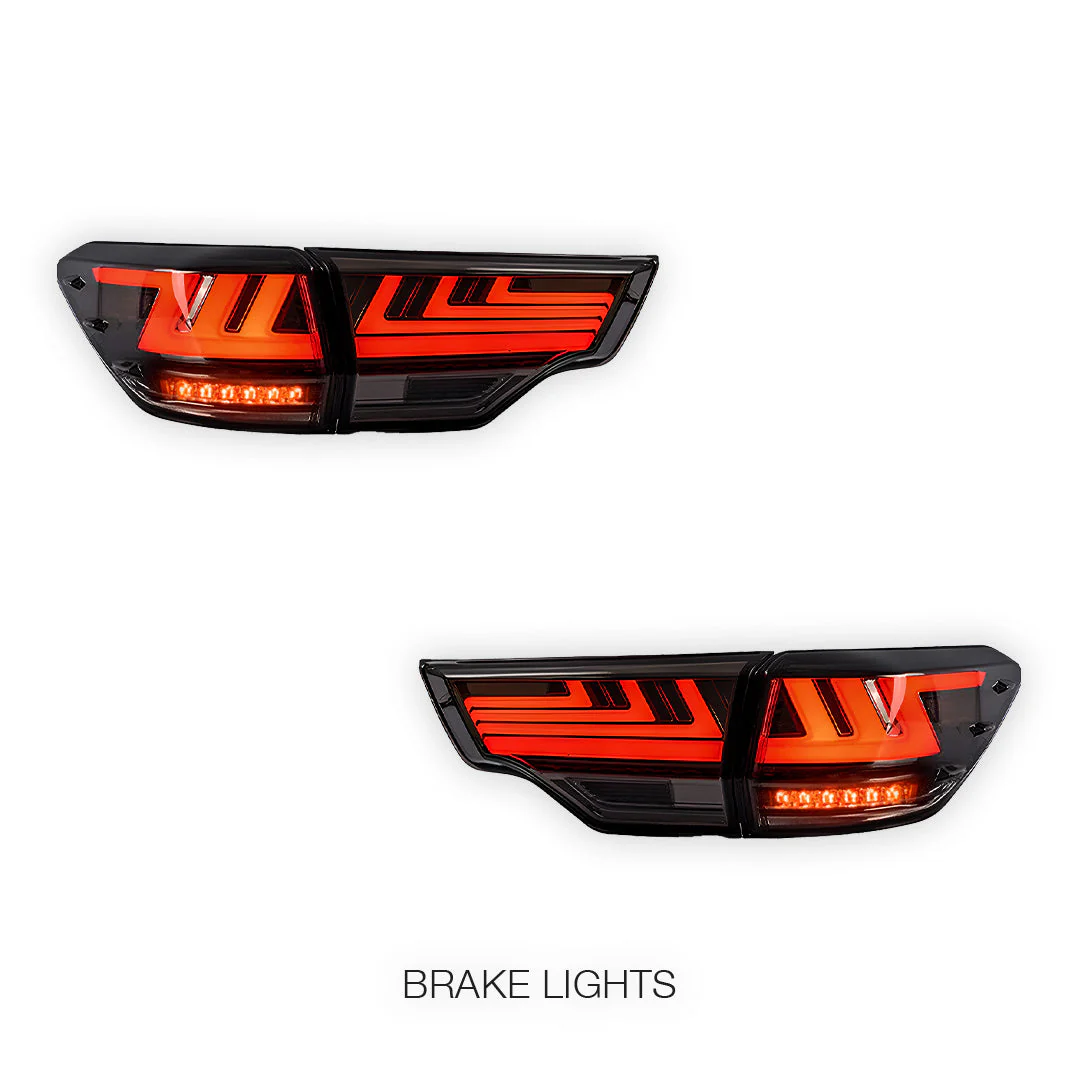 Toyota Kluger XU50 (2015 - 2019) LED Tail Lights LH + RH - Image 4