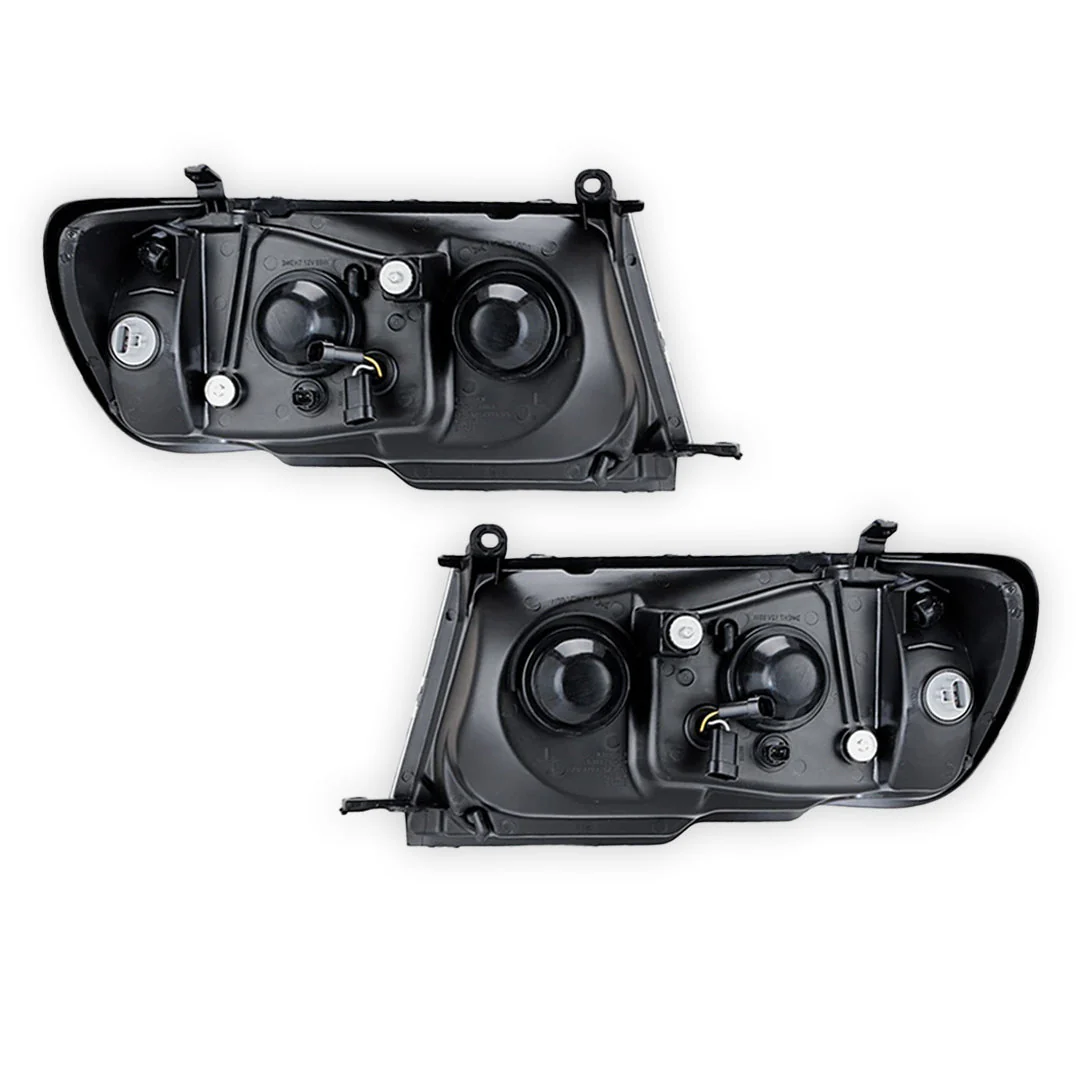 Toyota LandCruiser 100 & 105 Series Altezza (1998 - 2007) BLACK Series Headlights LH + RH - Image 3