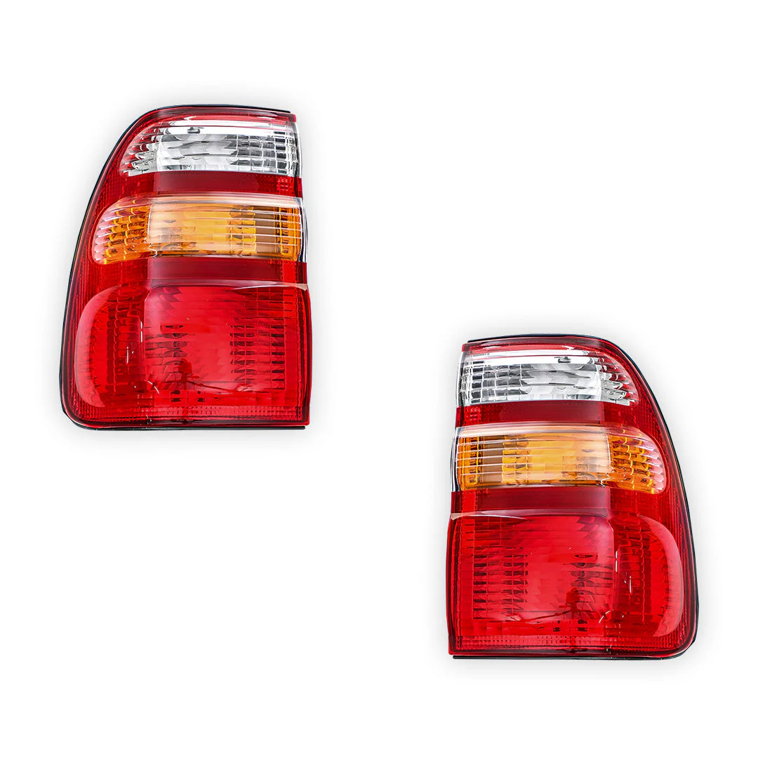 Toyota LandCruiser 100 Series (1998 - 2002) OEM Style Tail Lights LH + RH - Image 2