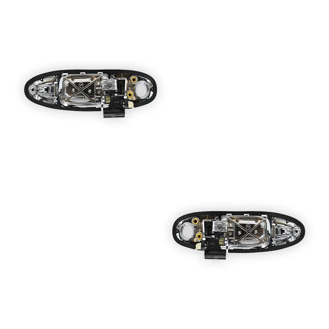 Toyota LandCruiser 100 Series (1998 - 2007) Front Full Chrome Outer Door Handles LH + RH - Image 3