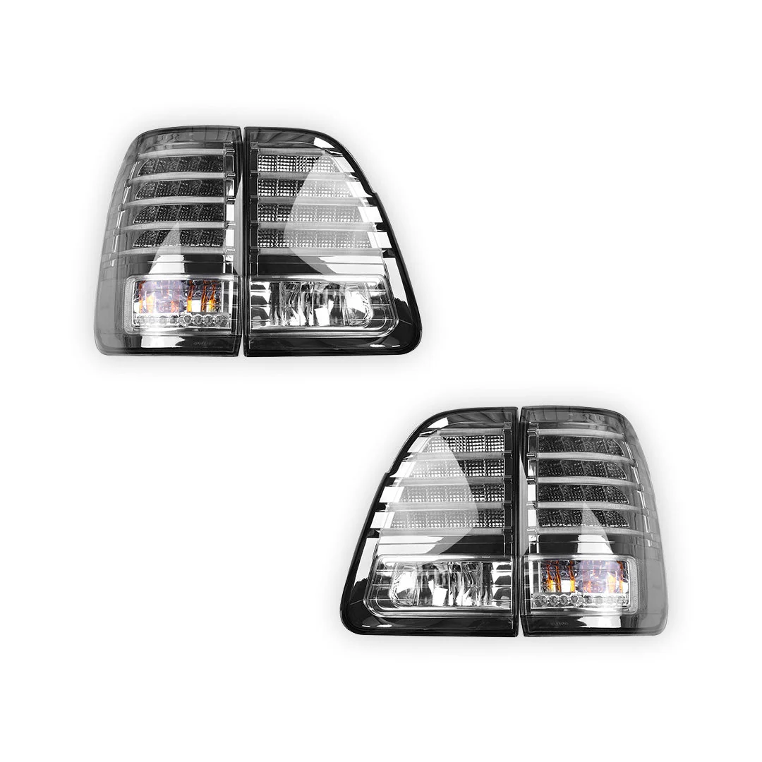 Toyota LandCruiser 100 Series (1998 - 2007) Inner and Outer LED OEM Style Tail Lights LH + RH - Image 2