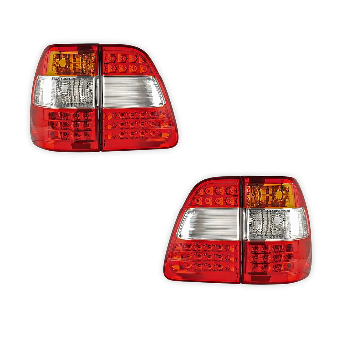 Toyota LandCruiser 100 Series (2005 - 2007) Inner and Outer OEM Style Tail Lights LH + RH - Image 2