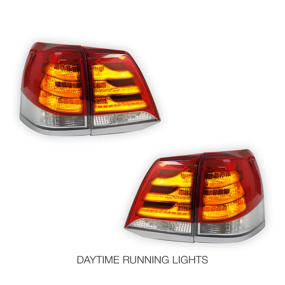 Toyota LandCruiser 200 Series (2007 - 2015) LED Tail Lights LH + RH - Image 2