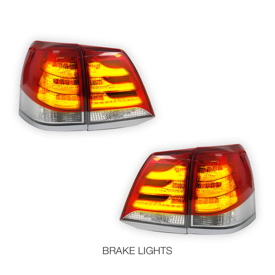 Toyota LandCruiser 200 Series (2007 - 2015) LED Tail Lights LH + RH - Image 3