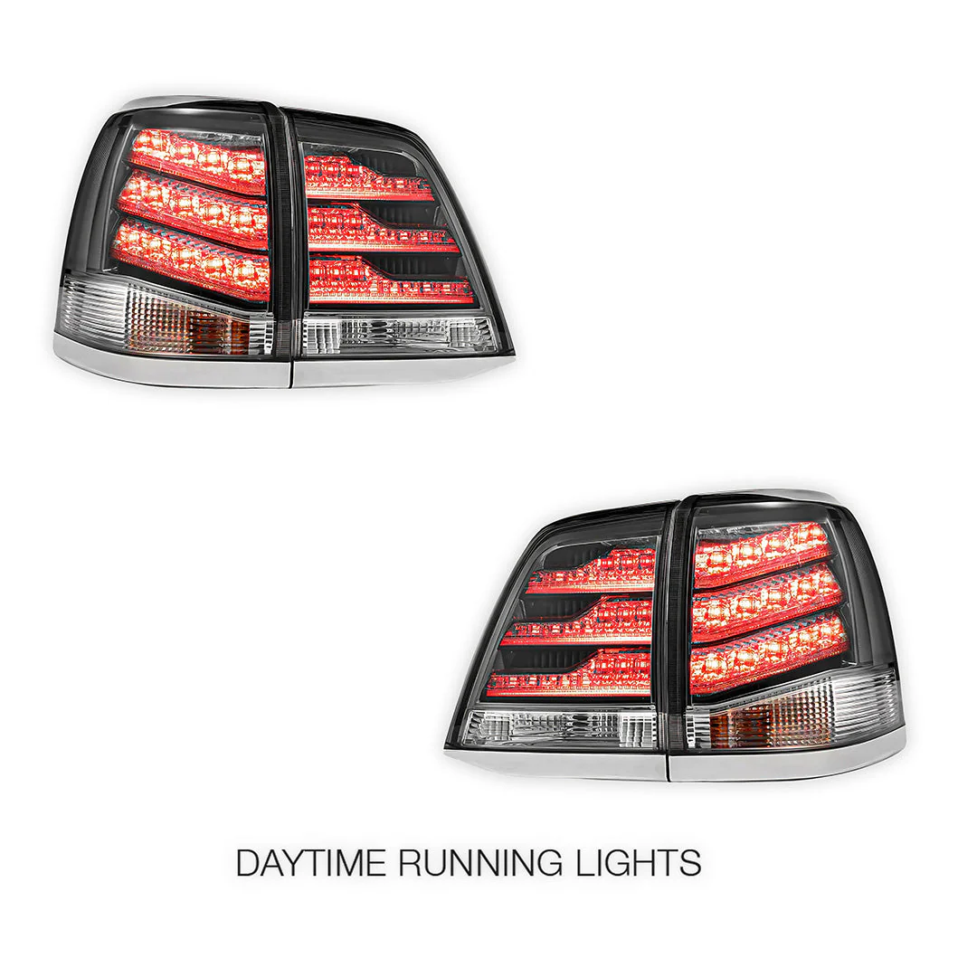Toyota LandCruiser 200 Series (2008 - 2015) LED Tail Lights LH + RH - Image 3