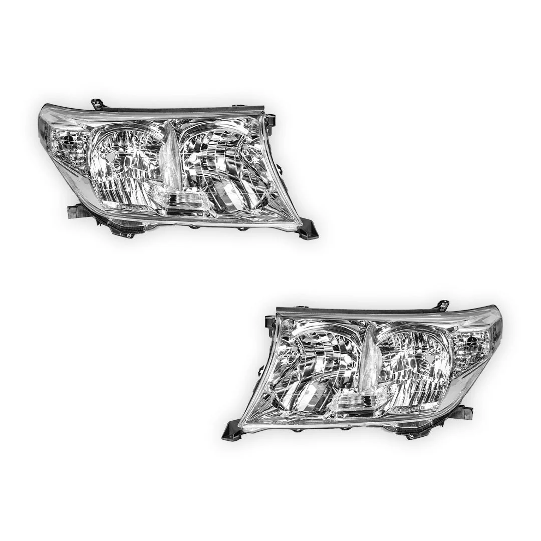 Toyota LandCruiser 200 Series Series 1 (2007 - 2012) OEM Style Headlights LH + RH - Image 2