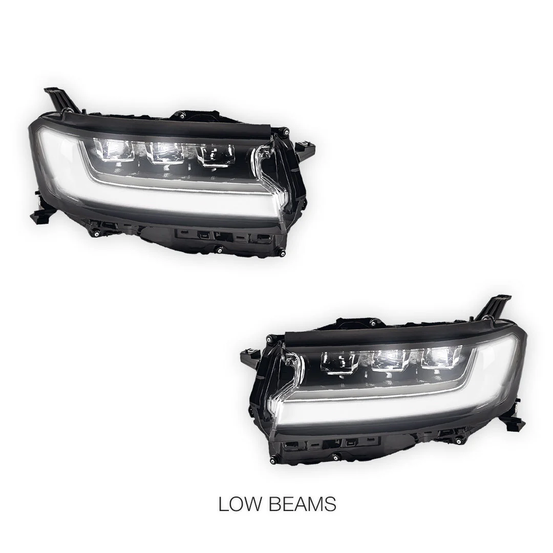 Toyota LandCruiser 300 Series (2021 - 2025) FULL LED DRL Projector Headlights with Sequential Indicator LH + RH - Image 4