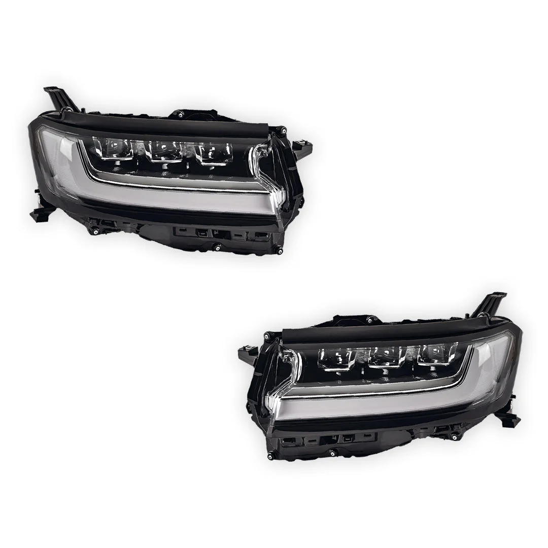 Toyota LandCruiser 300 Series (2021 - 2025) FULL LED DRL Projector Headlights with Sequential Indicator LH + RH - Image 6