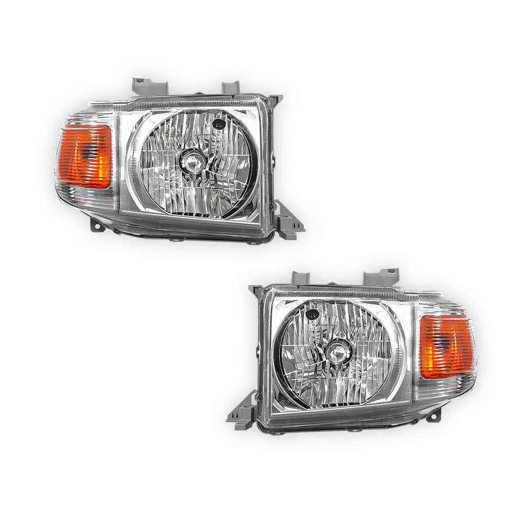 Toyota LandCruiser 70 Series (2016 - 2023) OEM Style Headlights LH + RH - Image 2