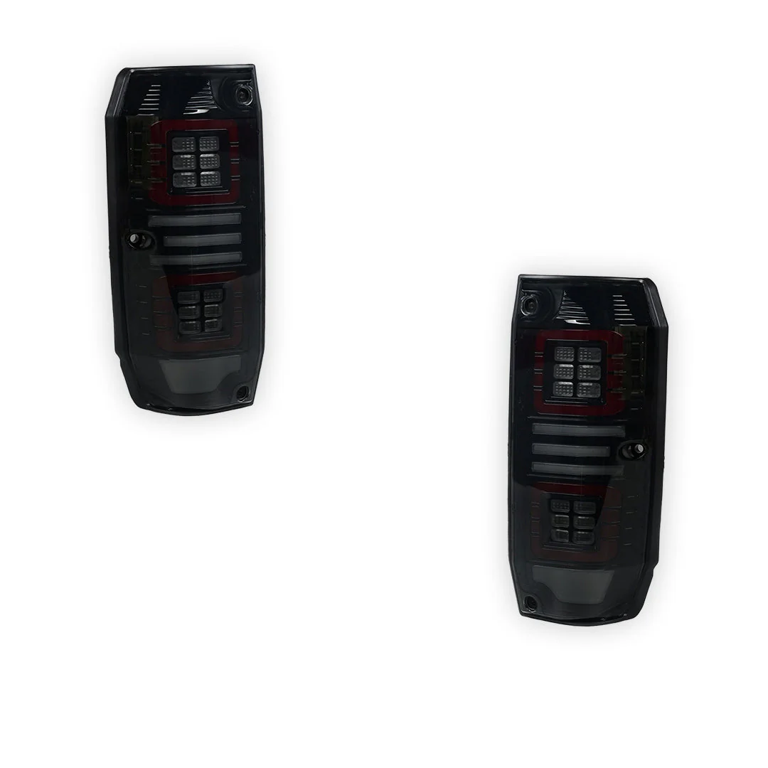Toyota LandCruiser 76 Series (2007 - 2025) Smoked Sequential Full LED Tail Lights LH + RH - Image 6