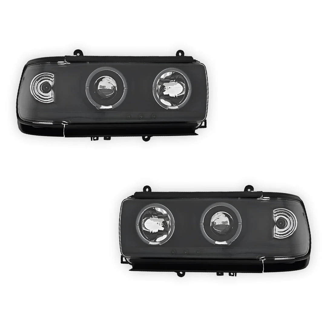 Toyota LandCruiser 80 Series (1990- 1997) LED DRL Projector Headlights LH + RH - Image 6