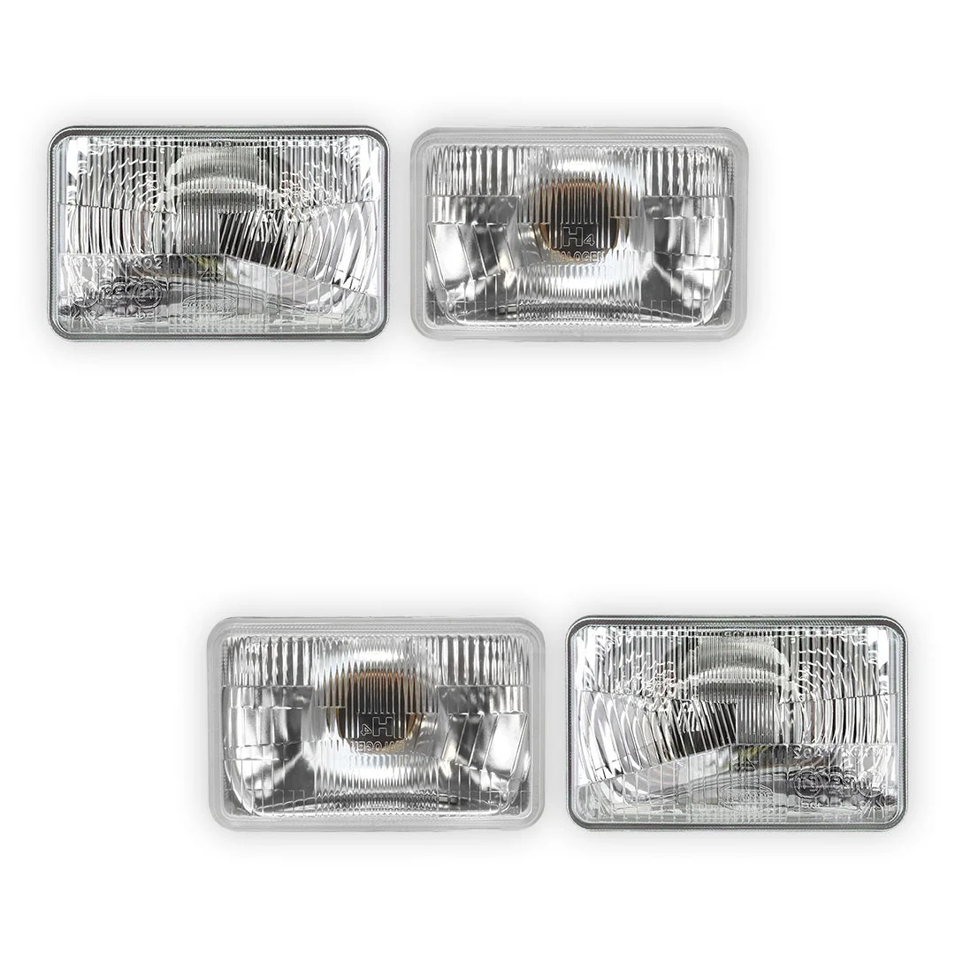 Toyota LandCruiser 80 Series (1990 - 1998) 6" x 4" Halogen Headlights LH + RH - Image 2