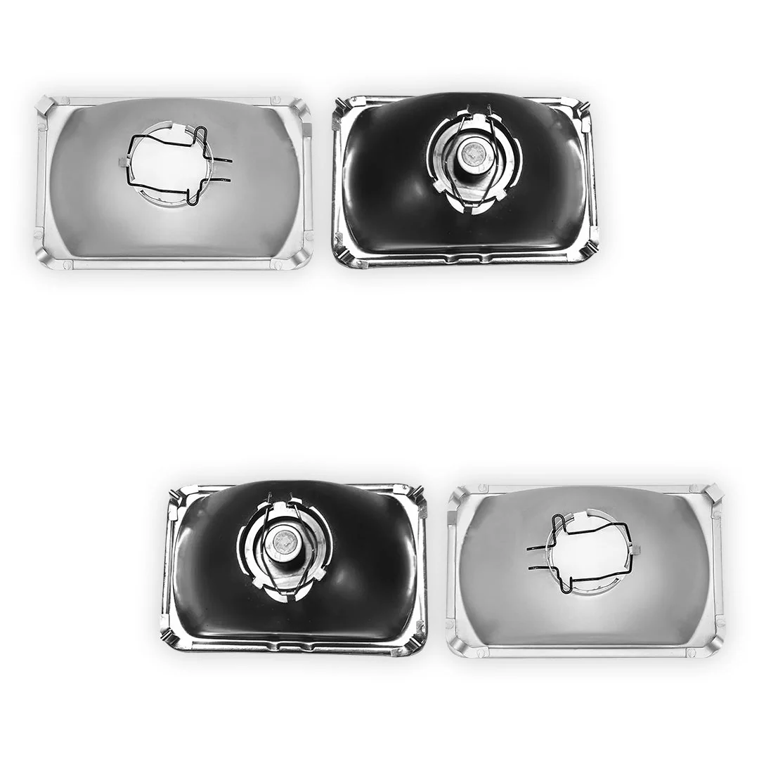 Toyota LandCruiser 80 Series (1990 - 1998) 6" x 4" Halogen OEM Style Headlights LH + RH - Image 3