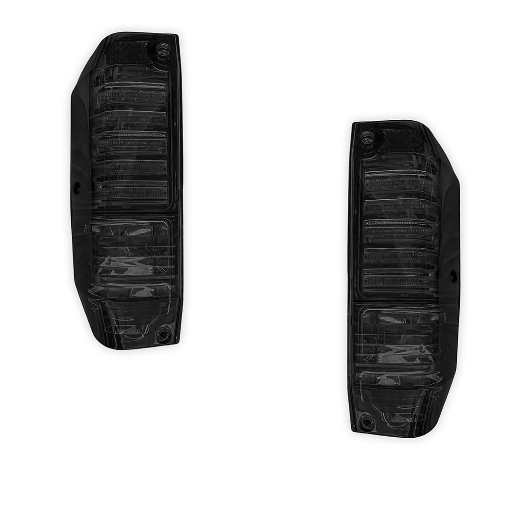 Toyota LandCruiser FJ75 / 76 Series (1984 - 2007) Smoked LED Tail Lights LH + RH - Image 6