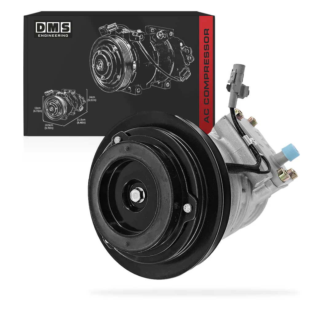Toyota LandCruiser HDJ80R / HZJ80R / HDJ100R / HZJ105R (1990 - 2007) 4.2L AC Compressor + Clutch Assembly - Image 2