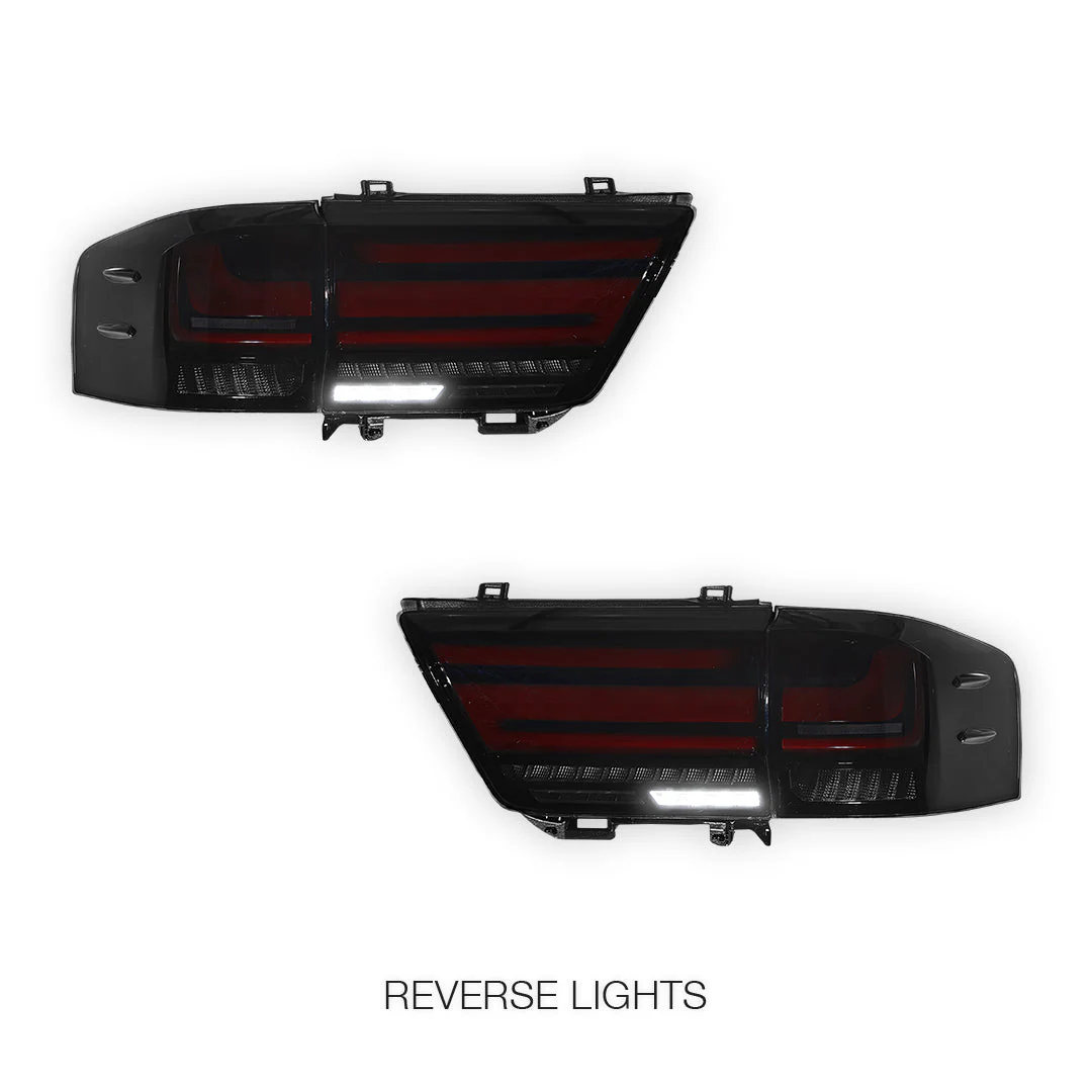 Toyota LandCruiser LC300 (2021 - 2025) Sequential Smoked Full LED Inner and Outer Tail Lights LH + RH - Image 4