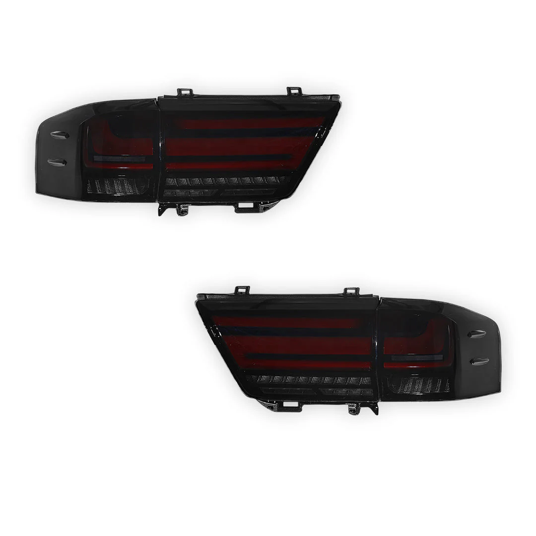 Toyota LandCruiser LC300 (2021 - 2025) Sequential Smoked Full LED Inner and Outer Tail Lights LH + RH - Image 5