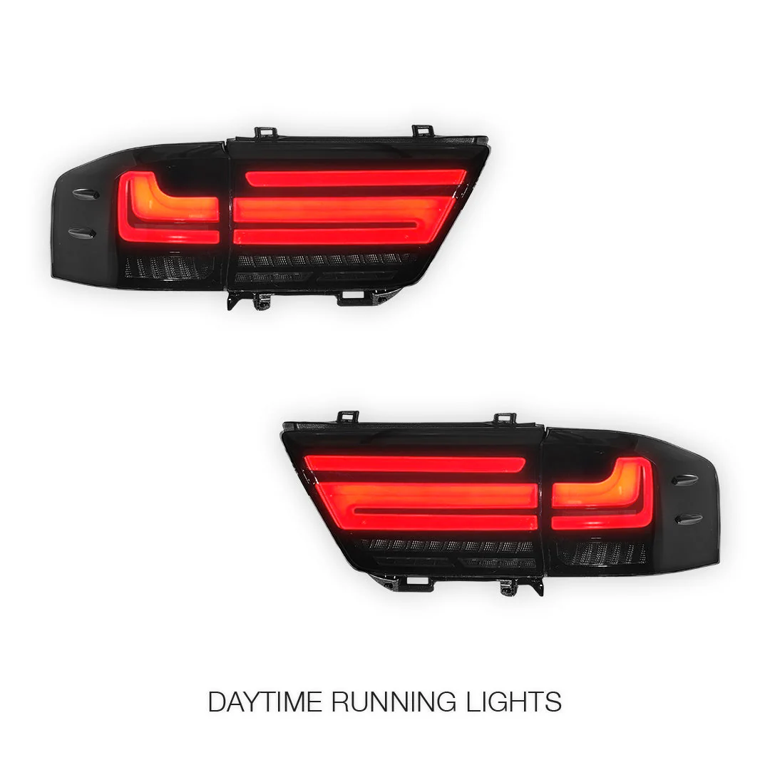 Toyota LandCruiser LC300 (2021 - 2025) Sequential Smoked Full LED Inner and Outer Tail Lights LH + RH - Image 6