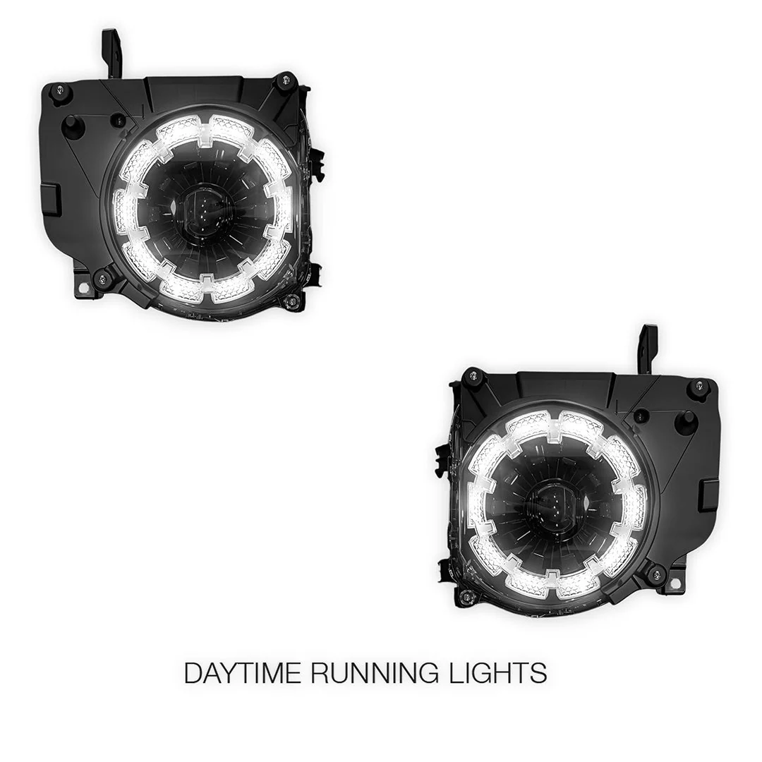 Toyota LandCruiser LC71 / 76 / 79 Series (2024) LED Projector Headlights LH + RH - Image 2