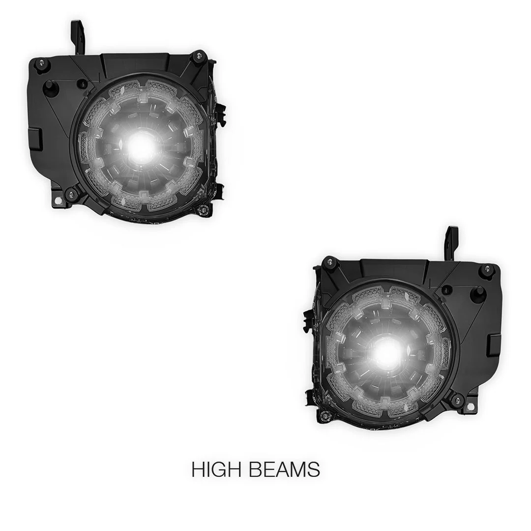 Toyota LandCruiser LC71 / 76 / 79 Series (2024) LED Projector Headlights LH + RH - Image 3