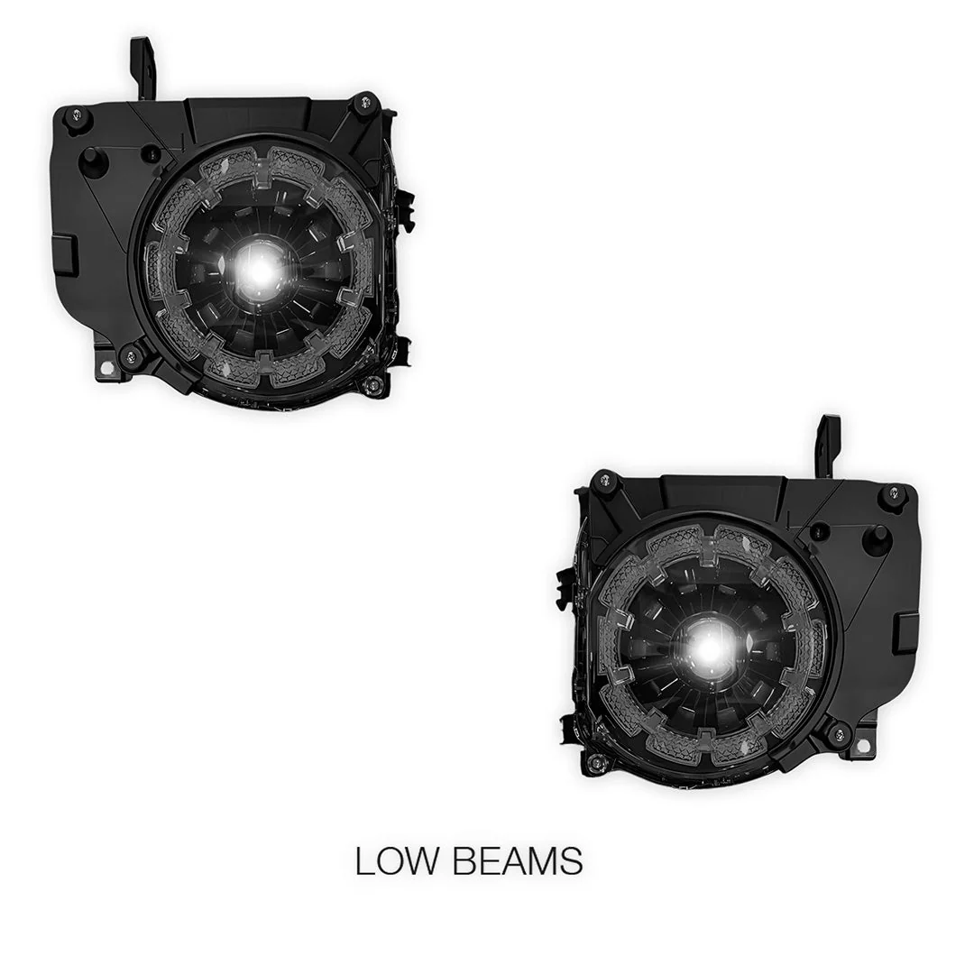 Toyota LandCruiser LC71 / 76 / 79 Series (2024) LED Projector Headlights LH + RH - Image 4
