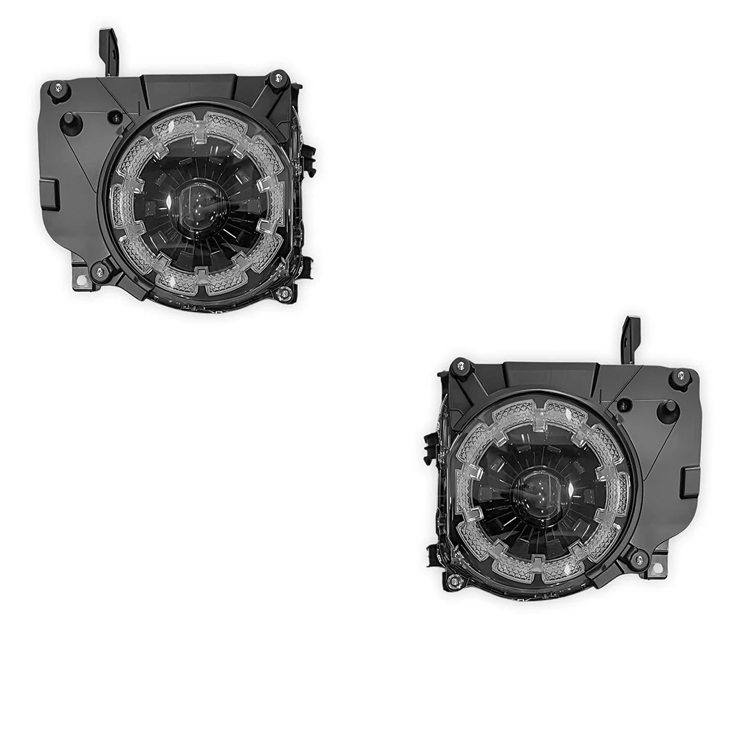 Toyota LandCruiser LC71 / 76 / 79 Series (2024) LED Projector Headlights LH + RH - Image 5