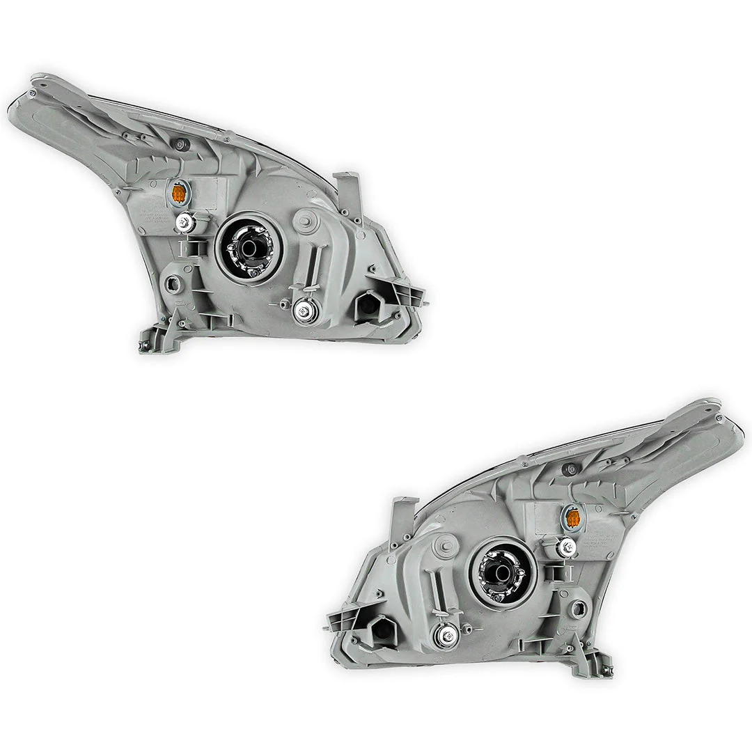 Toyota LandCruiser Prado 120 Series (2002 - 2009) Chrome Headlights LH + RH - Image 3