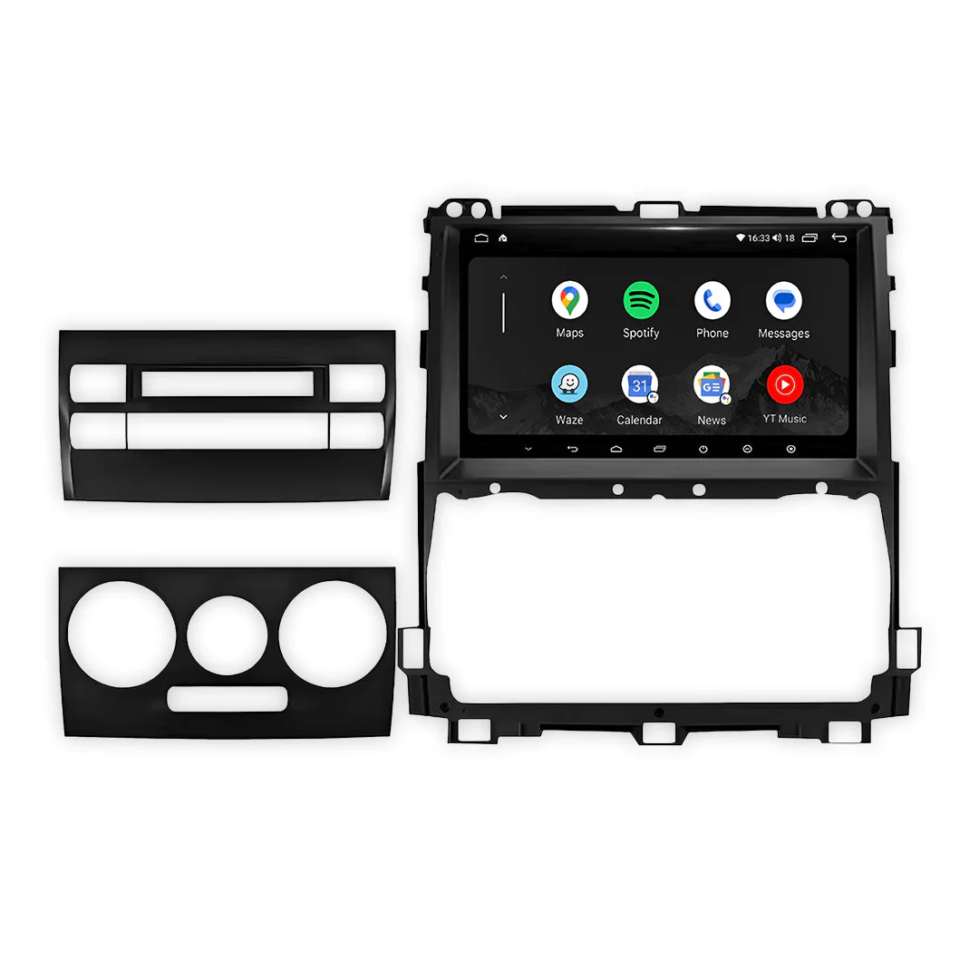 Toyota LandCruiser Prado 120 Series (2003 - 2009) 9" 13.3" Wireless Android 15 Head Unit for Apple CarPlay / Android Auto - Image 5