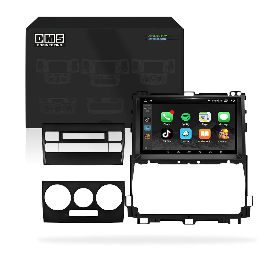 Toyota LandCruiser Prado 120 Series (2003 - 2009) 9" 13.3" Wireless Android 15 Head Unit for Apple CarPlay / Android Auto - Image 7