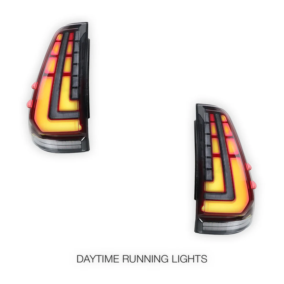 Toyota LandCruiser Prado 120 Series (2003 - 2009) LED Tail Lights LH + RH - Image 2