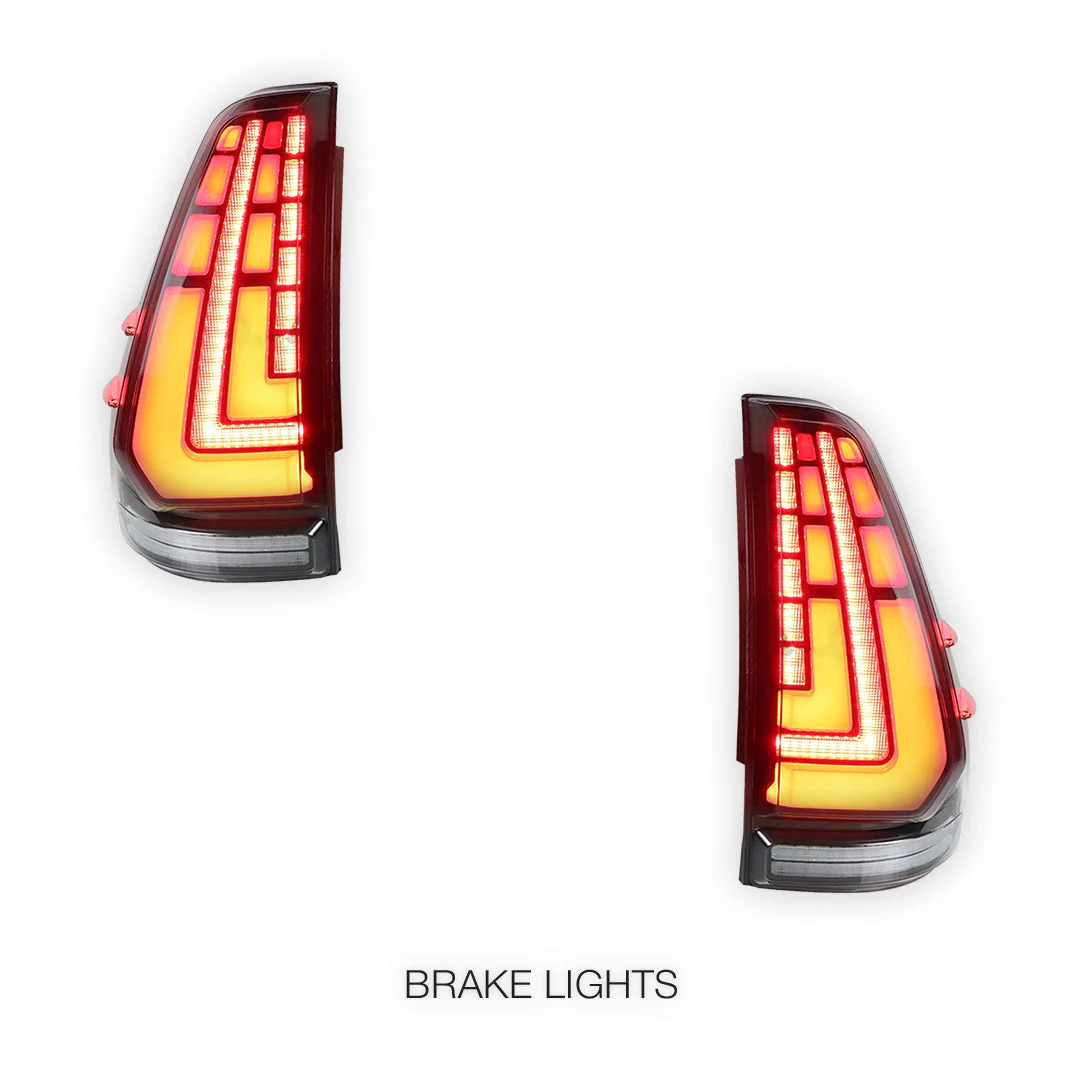 Toyota LandCruiser Prado 120 Series (2003 - 2009) LED Tail Lights LH + RH - Image 4