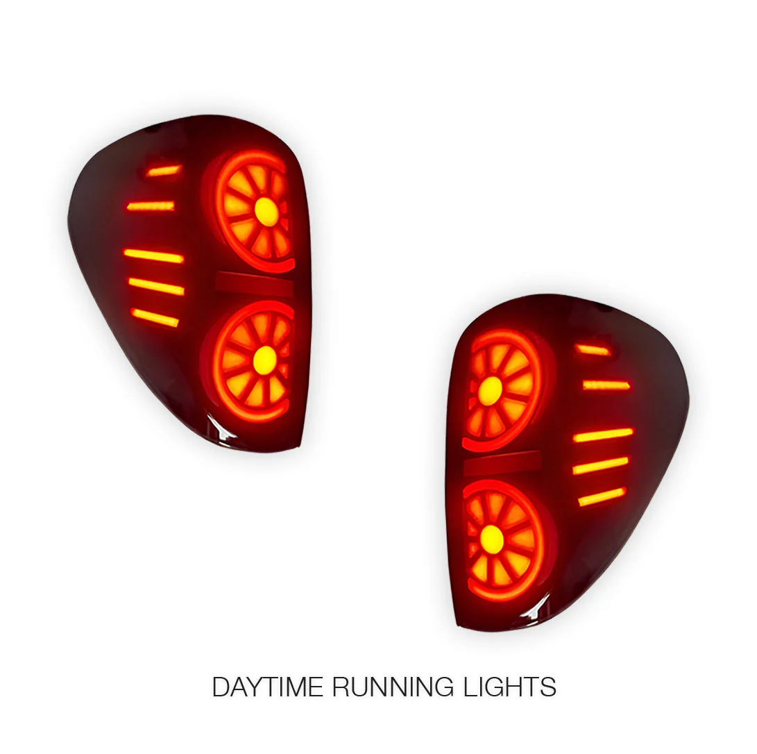 Mitsubishi Triton ML / MN (2006 - 2015) LED Tail Lights LH + RH - Image 2
