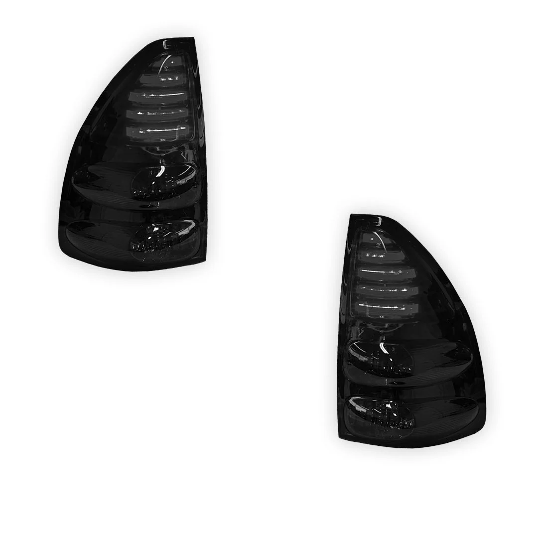 Toyota LandCruiser Prado 120 Series (2003 - 2009) Smoked Black LED Tail Lights LH + RH - Image 6