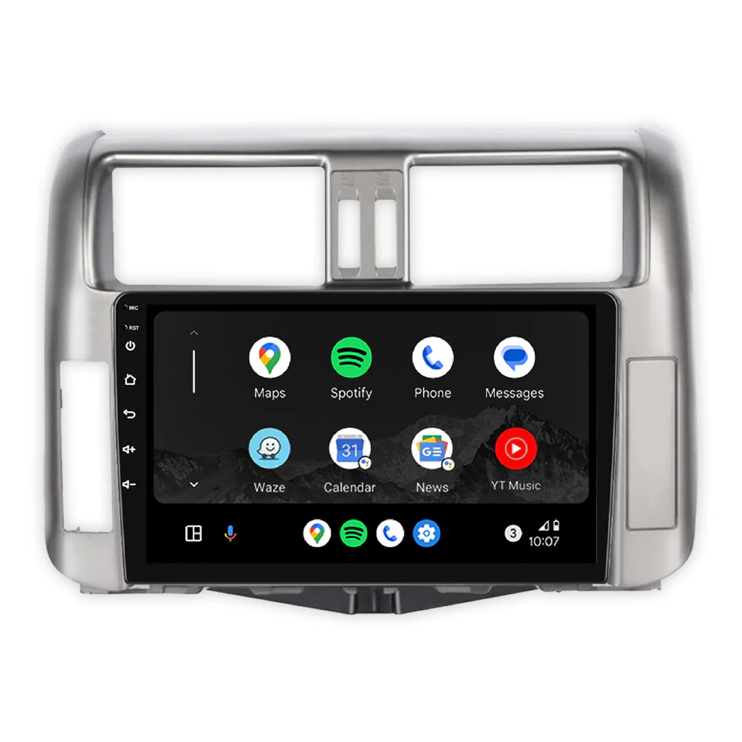 Toyota LandCruiser Prado 150 Series (2009 - 2013) 9" 13.3" Wireless Android 15 Head Unit for Apple CarPlay / Android Auto - Image 3