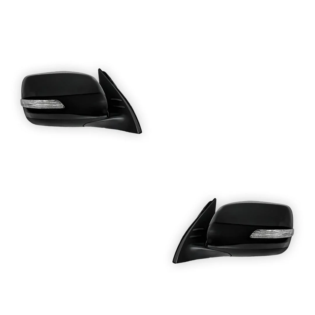 Toyota LandCruiser Prado 150 Series (2009 - 2013) Black Electric Door Mirrors - Image 3