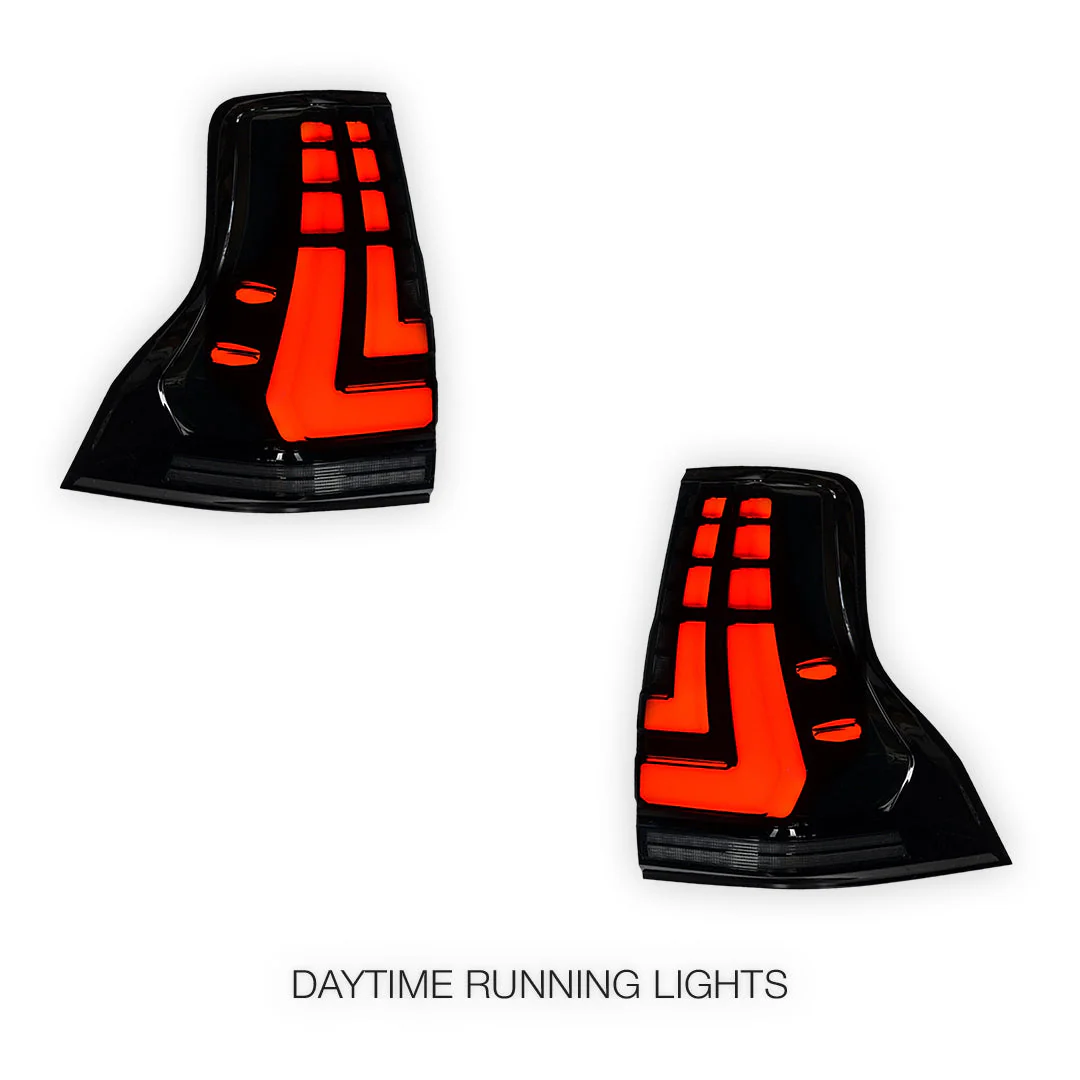 Toyota LandCruiser Prado 150 Series (2009 - 2017) Sequential Full LED Tail Lights LH + RH - Image 2