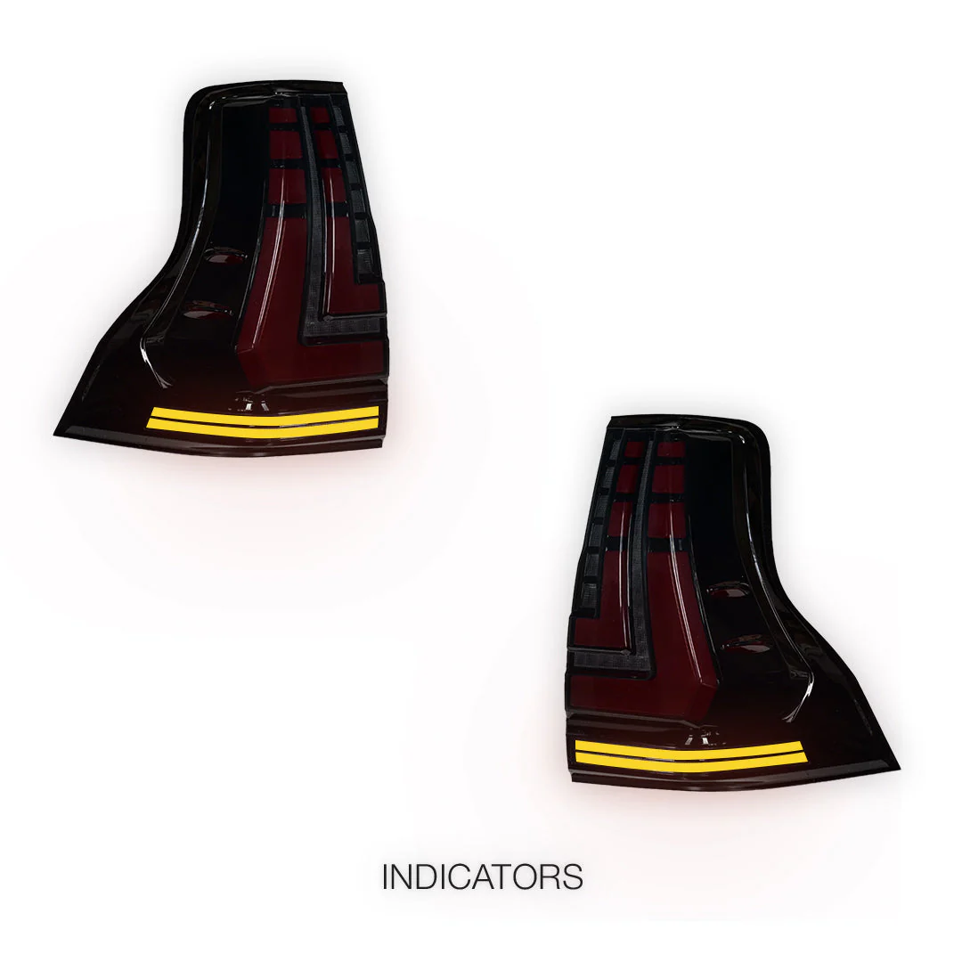 Toyota LandCruiser Prado 150 Series (2009 - 2017) Sequential Full LED Tail Lights LH + RH - Image 3