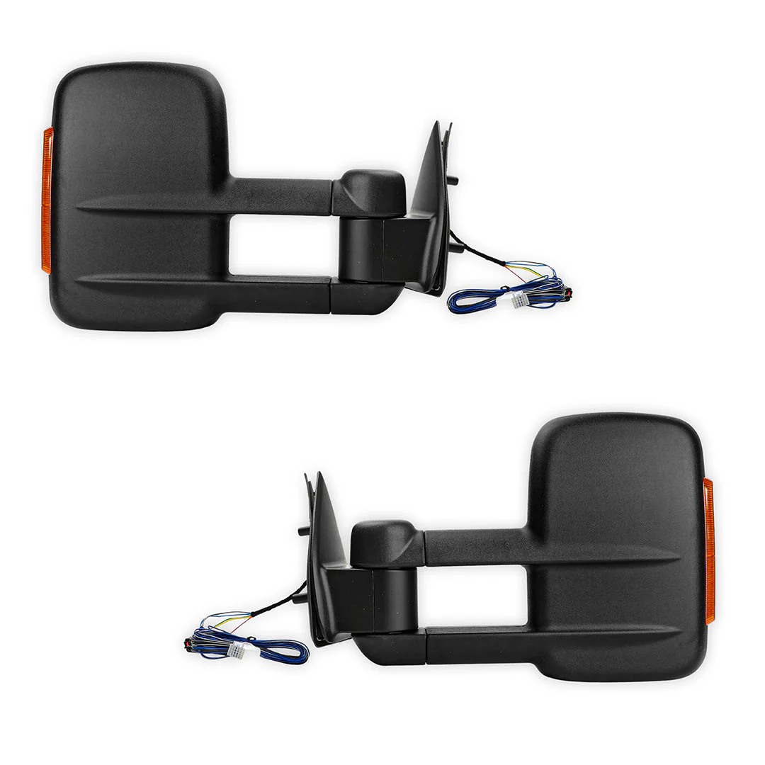 Toyota LandCruiser Prado 150 Series (2009 - 2019) Black Extendable Towing Side Mirrors - Image 3