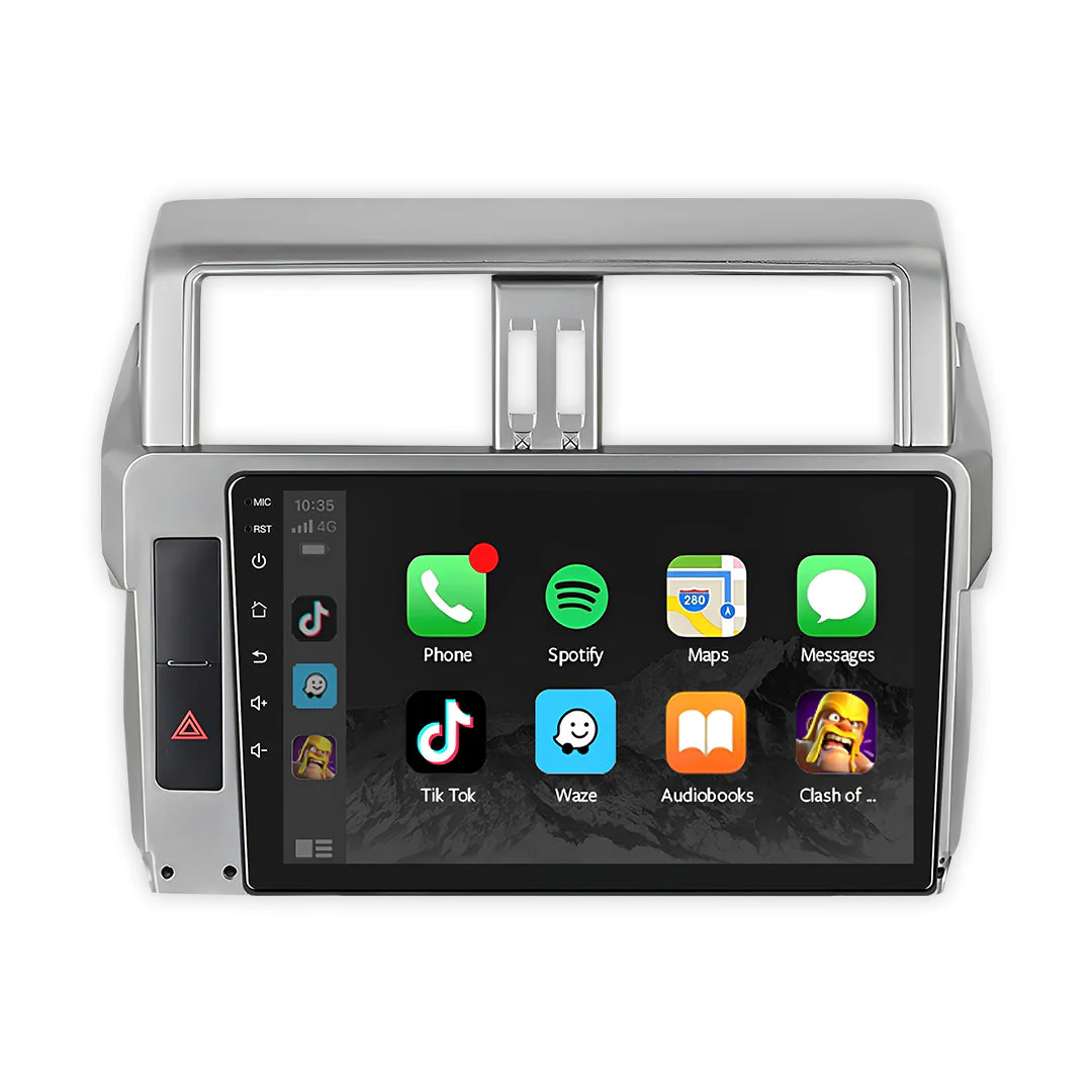 Toyota LandCruiser Prado 150 Series (2014 - 2017) 10" 13.3" Wireless Android 15 Head Unit for Apple CarPlay / Android Auto - Image 3