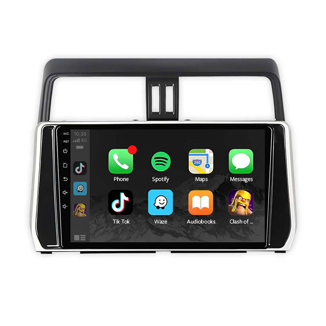 Toyota LandCruiser Prado 150 Series (2017 - 2022) 10" 13.3" Wireless Android 15 Head Unit for Apple CarPlay / Android Auto - Image 3