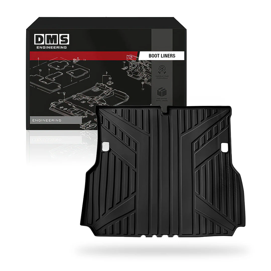 Toyota LandCruiser Prado 250 Series 5-Seater (2024 - 2025) 3 Pcs. Boot Cargo Mat Liners + Kick Mats - Image 2