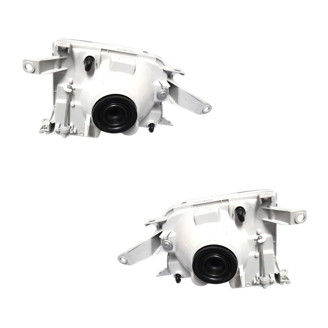 Toyota LandCruiser Prado 90 / 95 Series (1996 - 1999) Chrome OEM Style Headlights LH + RH - Image 3