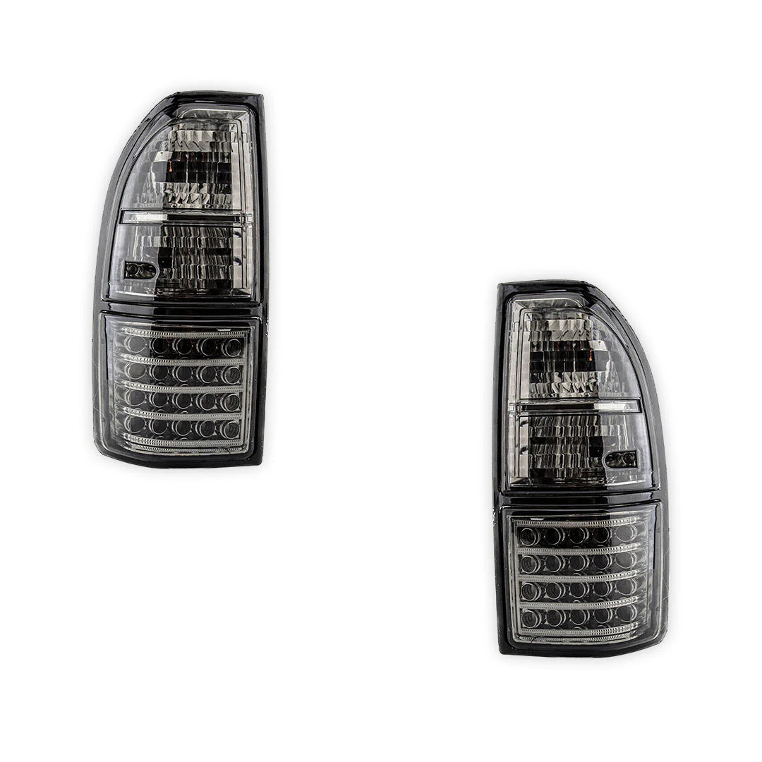 Toyota LandCruiser Prado 90 95 Series (1996 - 2002) PRESTIGE Series Smoked Tail Lights LH + RH - Image 2