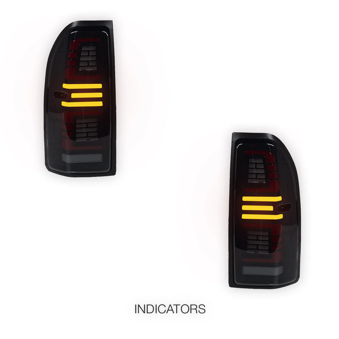 Toyota LandCruiser Prado 90 / 95 Series (1997 - 2002) Smoked Sequential Full LED Tail Lights LH + RH - Image 3