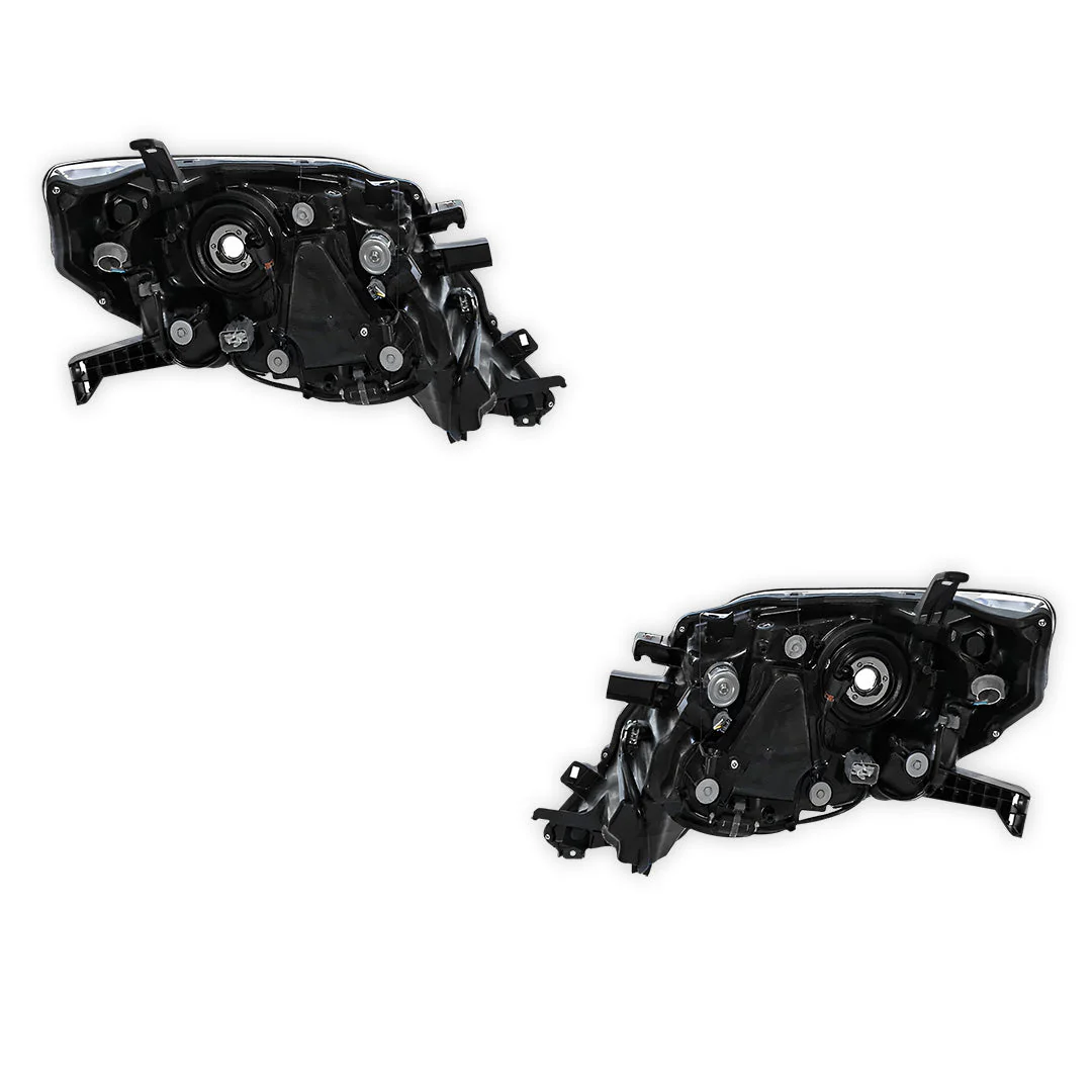 Toyota LandCruiser Prado GRJ150 / KDJ150 Series 2 (2013 - 2017) Black LED DRL Headlights LH + RH - Image 3