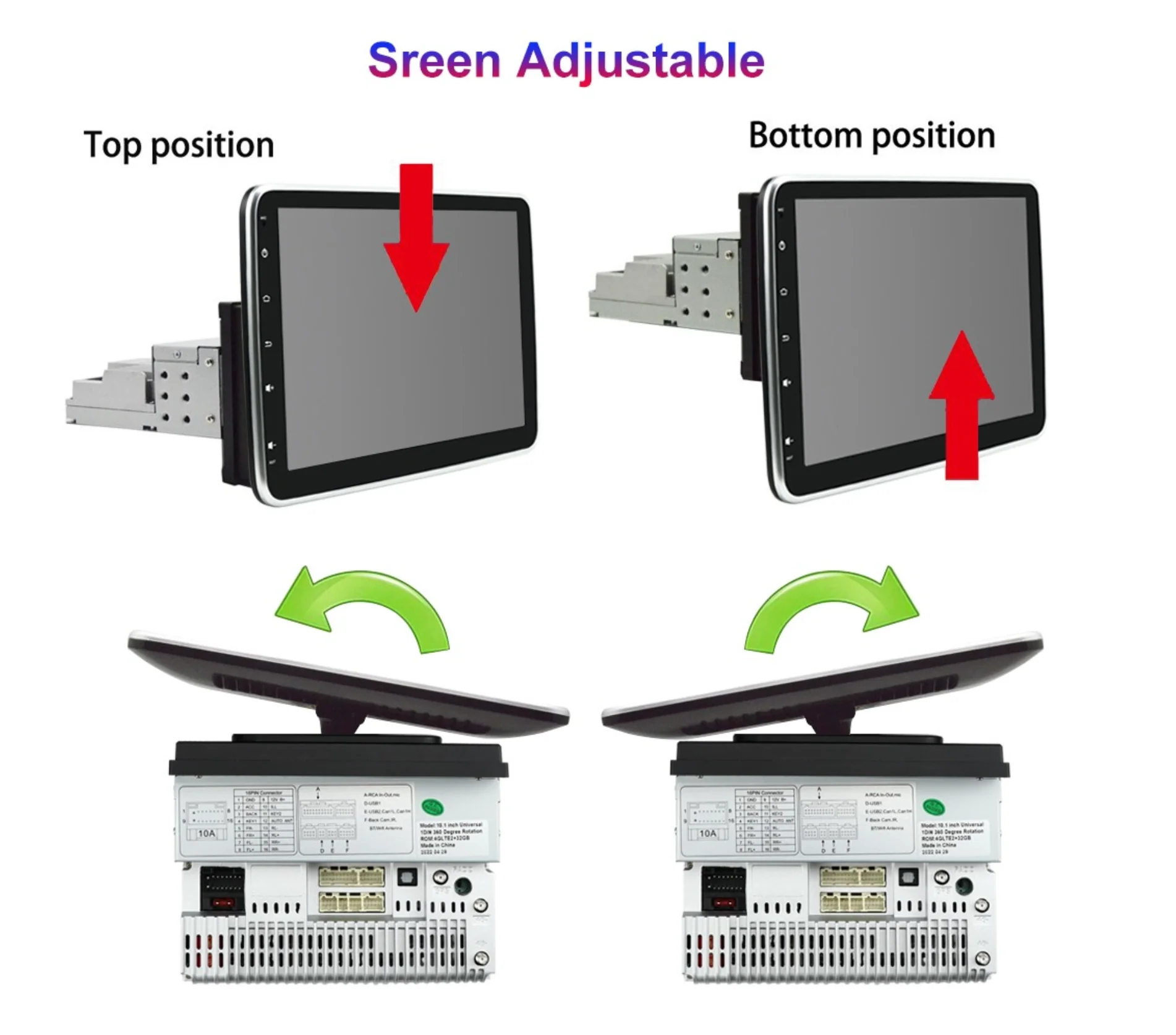 Toyota LandCuriser 120 Series  (2002 - 2009) 10.1" Double DIN Wireless Android 15 Head Unit for Apple CarPlay / Android Auto - Image 4