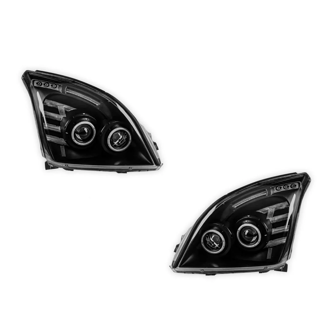 Toyota Prado 120 Series All Models (2002 - 2009) Halo Angel Eyes Headlights LH + RH - Image 6